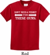 Guns Permit Kids Shirt
