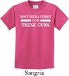 Guns Permit Kids Shirt