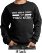 Guns Permit Kids Sweatshirt