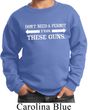 Guns Permit Kids Sweatshirt