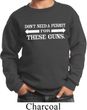 Guns Permit Kids Sweatshirt