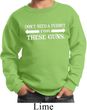 Guns Permit Kids Sweatshirt