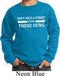 Guns Permit Kids Sweatshirt