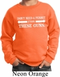 Guns Permit Kids Sweatshirt