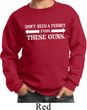 Guns Permit Kids Sweatshirt