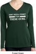 Guns Permit Ladies Dry Wicking Long Sleeve Shirt