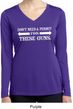 Guns Permit Ladies Dry Wicking Long Sleeve Shirt
