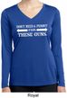 Guns Permit Ladies Dry Wicking Long Sleeve Shirt
