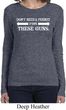 Guns Permit Ladies Long Sleeve Shirt