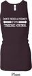 Guns Permit Ladies Longer Length Racerback Tank Top