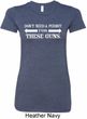 Guns Permit Ladies Longer Length Shirt