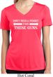 Guns Permit Ladies Moisture Wicking V-neck Shirt