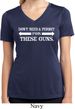 Guns Permit Ladies Moisture Wicking V-neck Shirt