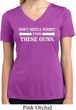 Guns Permit Ladies Moisture Wicking V-neck Shirt