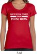 Guns Permit Ladies Scoop Neck Shirt
