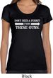 Guns Permit Ladies Scoop Neck Shirt