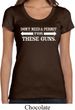 Guns Permit Ladies Scoop Neck Shirt
