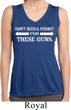 Guns Permit Ladies Sleeveless Moisture Wicking Shirt
