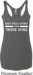 Guns Permit Ladies Tri Blend Racerback Tank Top