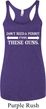 Guns Permit Ladies Tri Blend Racerback Tank Top