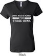 Guns Permit Ladies V-neck Shirt