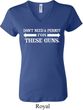 Guns Permit Ladies V-neck Shirt