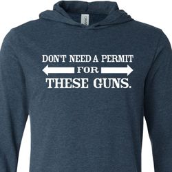 Guns Permit Lightweight Hoodie Guns Permit Lightweight Hoodie