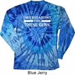 Guns Permit Long Sleeve Tie Dye Shirt