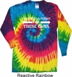 Guns Permit Long Sleeve Tie Dye Shirt