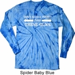 Guns Permit Long Sleeve Tie Dye Shirt