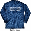 Guns Permit Long Sleeve Tie Dye Shirt