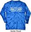 Guns Permit Long Sleeve Tie Dye Shirt