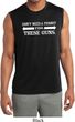 Guns Permit Mens Sleeveless Moisture Wicking Shirt