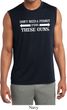 Guns Permit Mens Sleeveless Moisture Wicking Shirt