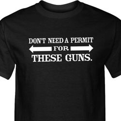 Guns Permit Mens Tall Shirt Guns Permit Mens Tall Shirt