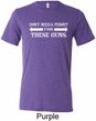 Guns Permit Mens Tri Blend Crewneck Shirt