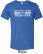 Guns Permit Mens Tri Blend Crewneck Shirt