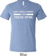 Guns Permit Mens Tri Blend V-neck Shirt