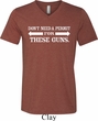 Guns Permit Mens Tri Blend V-neck Shirt