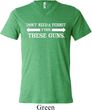 Guns Permit Mens Tri Blend V-neck Shirt