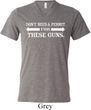Guns Permit Mens Tri Blend V-neck Shirt