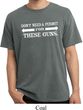 Guns Permit Pigment Dyed Shirt