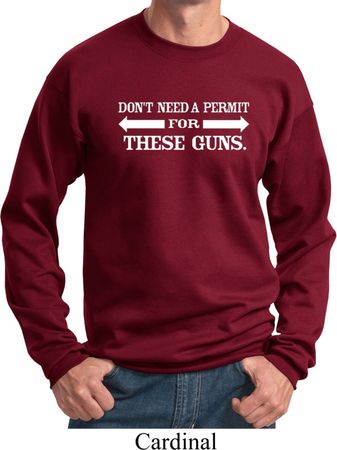 Guns Permit Sweatshirt