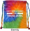 Guns Permit Tie Dye Bag