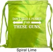 Guns Permit Tie Dye Bag
