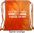 Guns Permit Tie Dye Bag