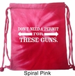 Guns Permit Tie Dye Bag