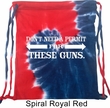 Guns Permit Tie Dye Bag