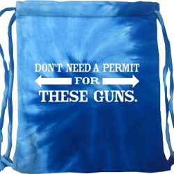 Guns Permit Tie Dye Bag Guns Permit Tie Dye Bag