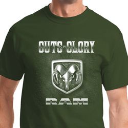 Guts and Glory Ram Logo Mens Dodge Shirts
